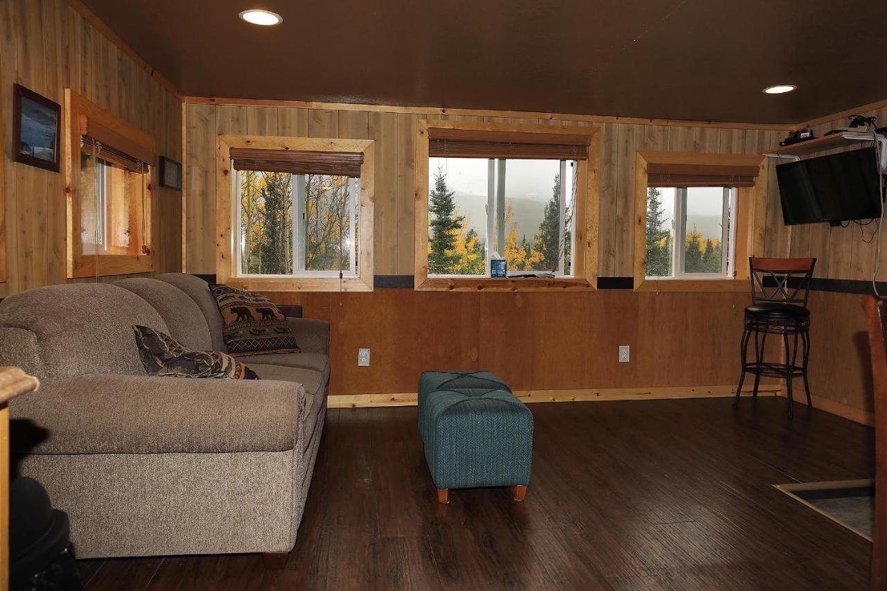 Denali Park View Family Log Cabin Ngoại thất bức ảnh